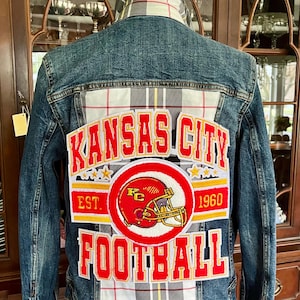 Chaqueta vaquera adornada de los KC CHIEFS 1960 - The Brittney