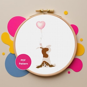 Dog Cross Stitch Pattern PDF