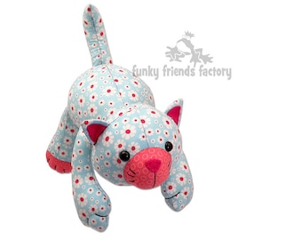 Cat Plush Toy Pattern PDF INSTANT DOWNLOAD