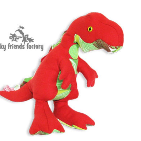 Dinosaur Sewing Pattern T-REX PDF DOWNLOAD