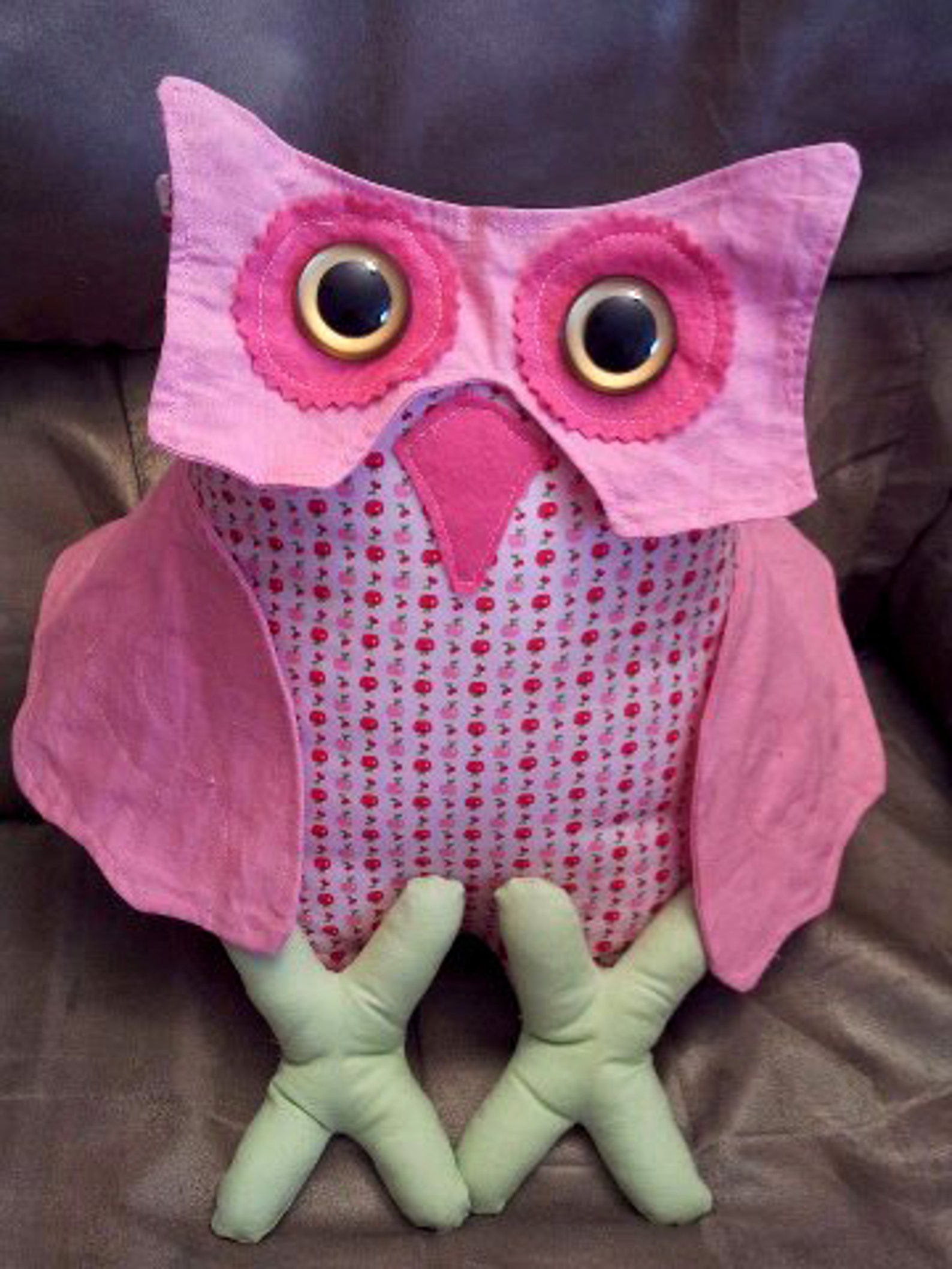Owl Plush Toy Sewing Pattern PDF INSTANT DOWNLOAD Etsy UK