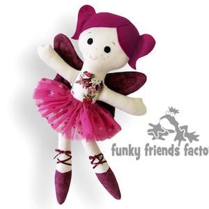 Doll Sewing Pattern Sugar Plum Fairy Ballerina PDF INSTANT DOWNLOAD image 1