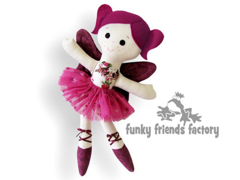 Doll Sewing Pattern Sugar Plum Fairy Ballerina PDF INSTANT DOWNLOAD image 1