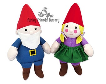 Gnome Sewing Pattern PDF INSTANT DOWNLOAD