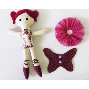 Doll Sewing Pattern Sugar Plum Fairy Ballerina PDF INSTANT DOWNLOAD image 3