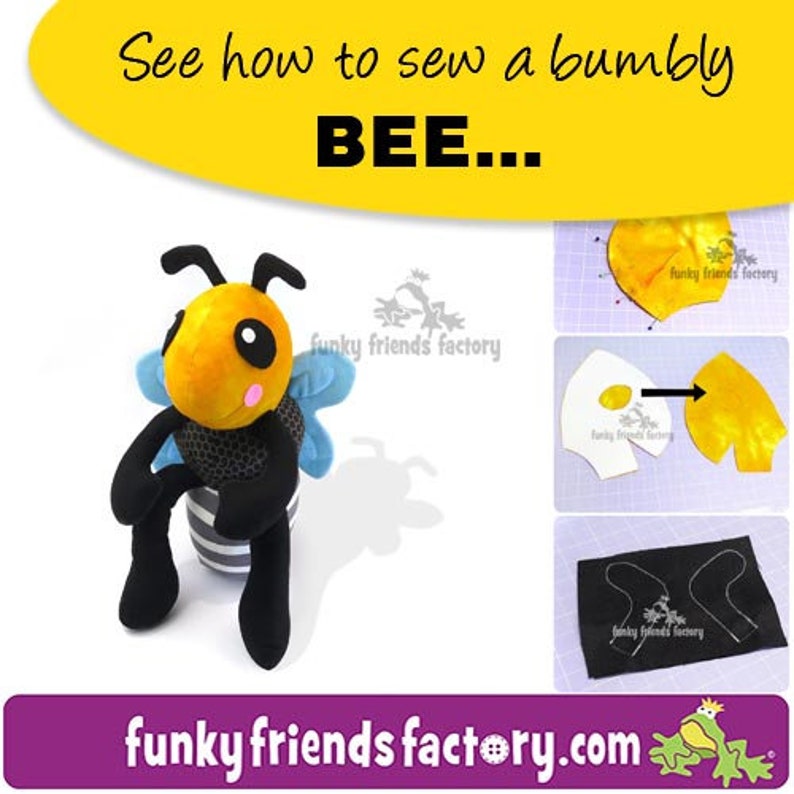 Bumble Bee Pattern PDF INSTANT DOWNLOAD - Etsy