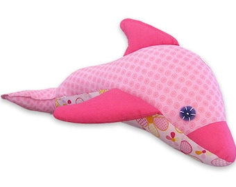 Dolphin  Plush Toy Pattern PDF INSTANT DOWNLOAD