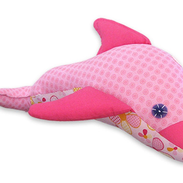 Dolphin  Plush Toy Pattern PDF INSTANT DOWNLOAD