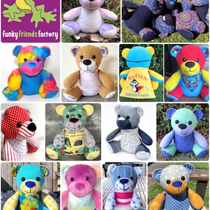 Easy Memory Bear pattern, Ben the Beginner Bear, Pattern PDF sewing pattern, how to sew a teddy bear, baby memory bear, baby memory soft toy image 10