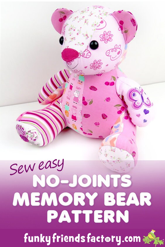 Melody MEMORY BEAR Pattern PDF - Etsy UK