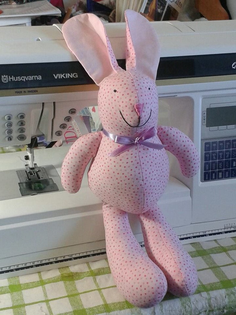 Baby Bunny Plush Toy Rabbit Sewing Pattern PDF Etsy