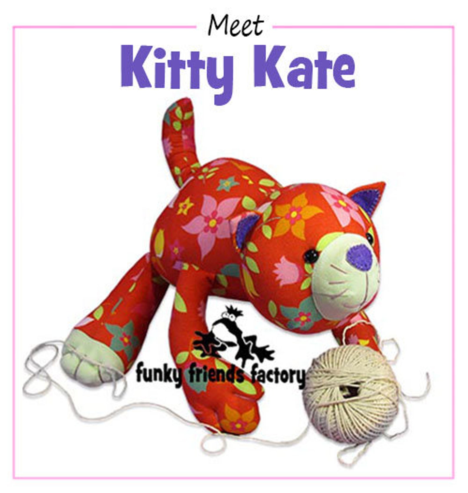 Cat Plush Toy Pattern PDF INSTANT DOWNLOAD - Etsy