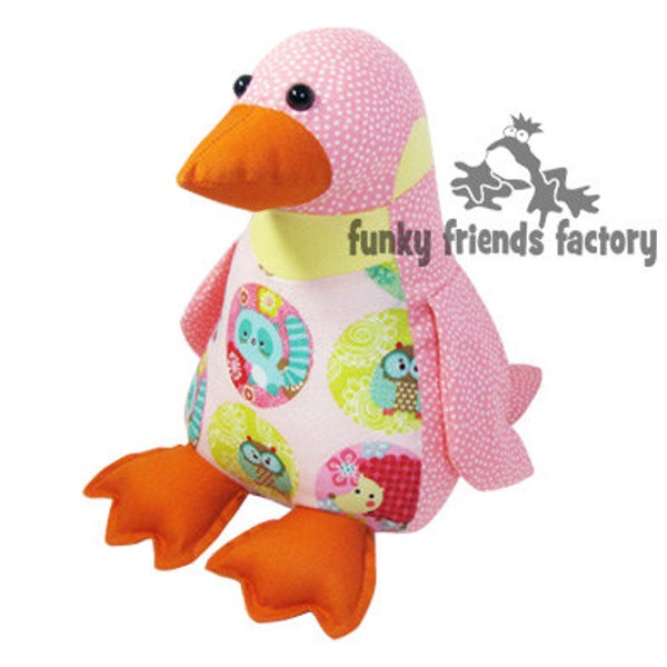 Penguin Toy Pattern PDF INSTANT DOWNLOAD