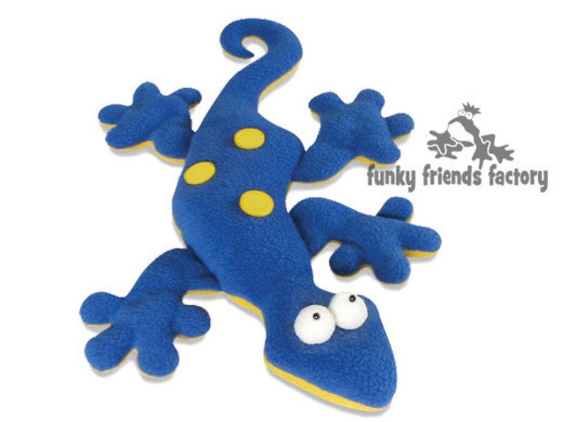 Heat Pack Lizard Plushie PDF pattern INSTANT DOWNLOAD image 1