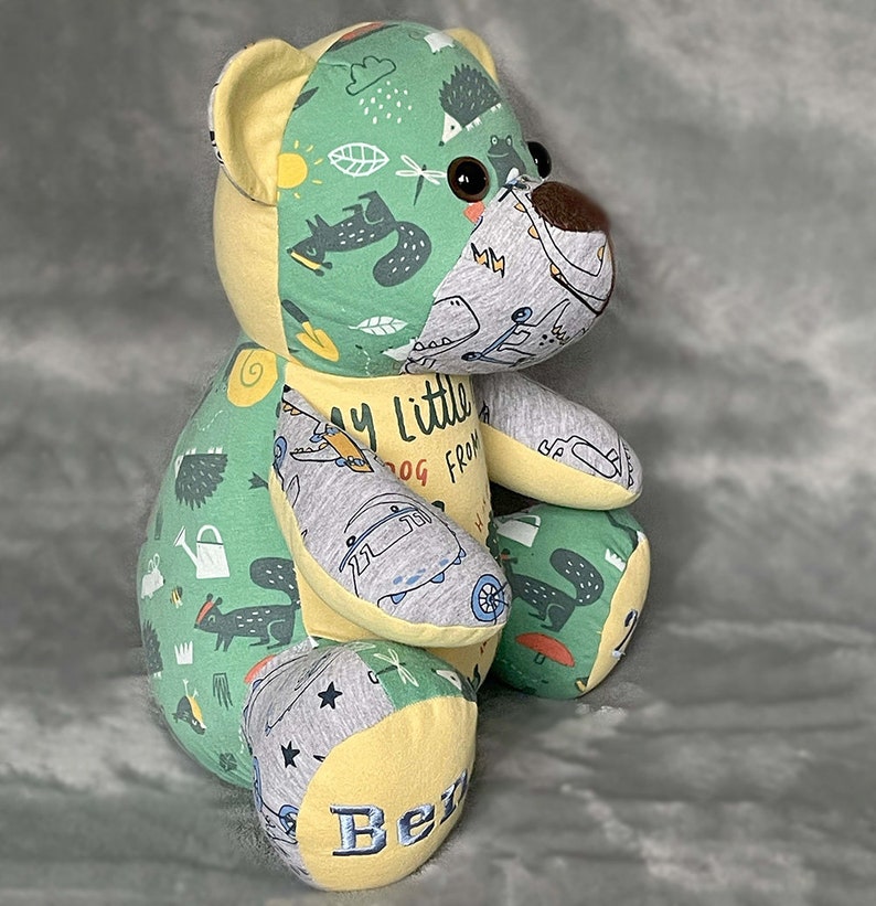 Easy Memory Bear pattern, Ben the Beginner Bear, Pattern PDF sewing pattern, how to sew a teddy bear, baby memory bear, baby memory soft toy image 5