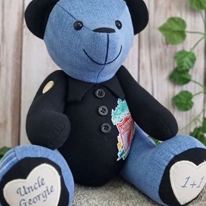 Calico Signature Bear Teddy Bear Pattern PDF, sew a memory bear, keepsake bear pattern image 5