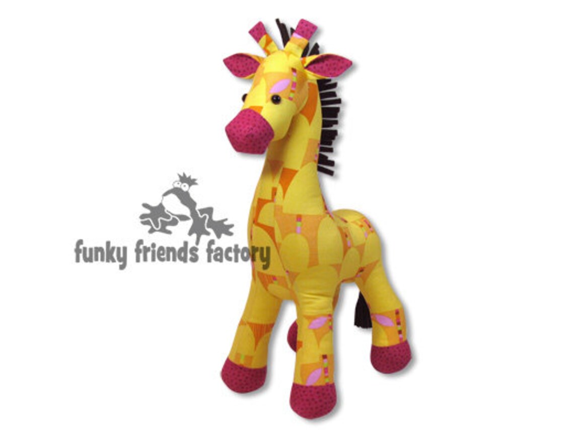 Giraffe Plush Toy Pattern PDF INSTANT DOWNLOAD Etsy UK