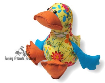 Dilby Soft Toy Duck Pattern PDF