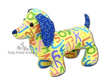 Digger & Dixie DACHSHUND Instant Download Sewing Pattern PDF