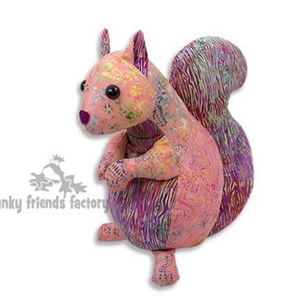 Sue the Squirrel INSTANT DOWNLOAD Sewing Pattern PDF