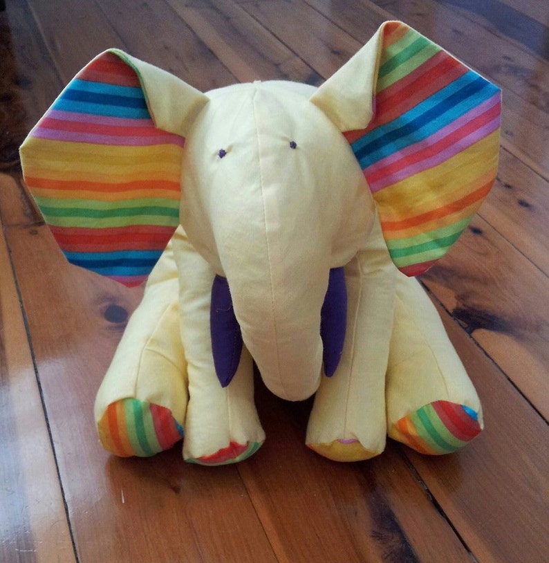 Elephant Plush Toy Sewing Pattern PDF INSTANT DOWNLOAD Etsy