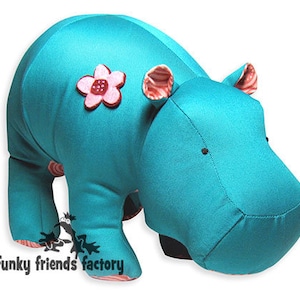 Hippo Heather Stuffed Animal Pattern PDF