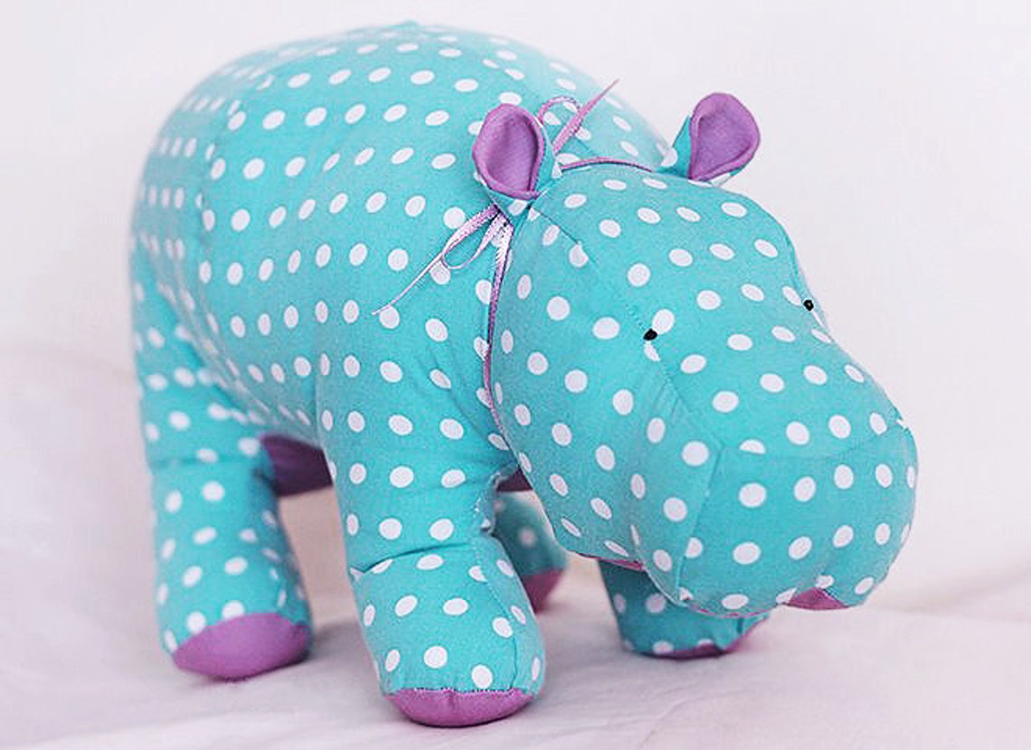 Hippo Heather Stuffed Animal Pattern PDF Etsy