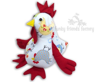 Chicken Toy Sewing Pattern PDF INSTANT DOWNLOAD