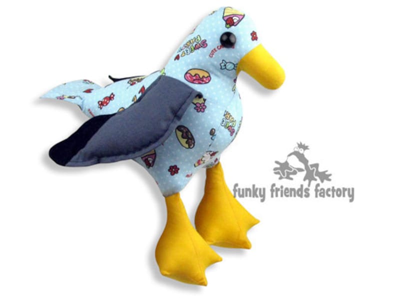 Sandy Seagull Sewing Pattern PDF INSTANT DOWNLOAD image 1