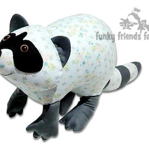 Rascal Raccoon Pattern PDF INSTANT DOWNLOAD