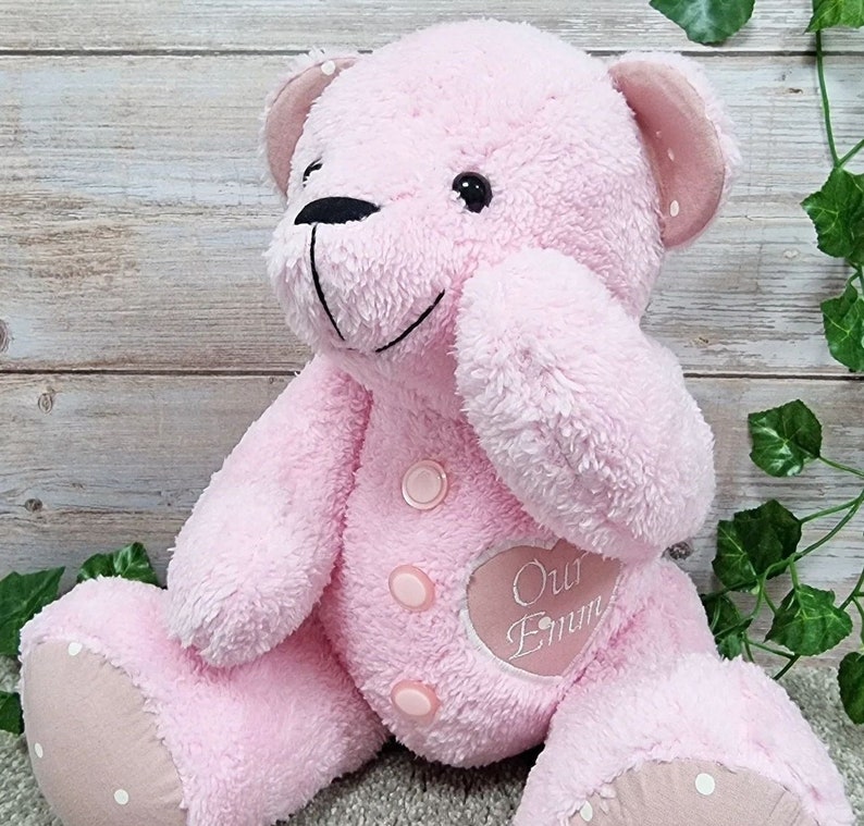 Calico Signature Bear Teddy Bear Pattern PDF, sew a memory bear, keepsake bear pattern image 3