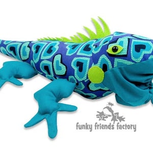 Igor Iguana Pattern INSTANT DOWNLOAD PDF