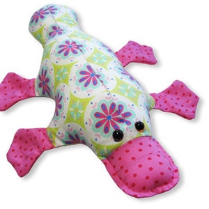 Platypus Stuffed Toy Sewing Pattern PDF  INSTANT DOWNLOAD