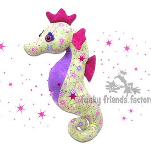 Sparkles Seahorse INSTANT DOWNLOAD Sewing Pattern PDF