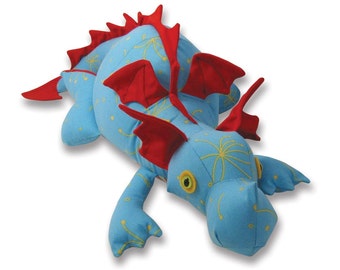 Diggles Dragon Soft Toy Pattern PDF Pattern INSTANT DOWNLOAD