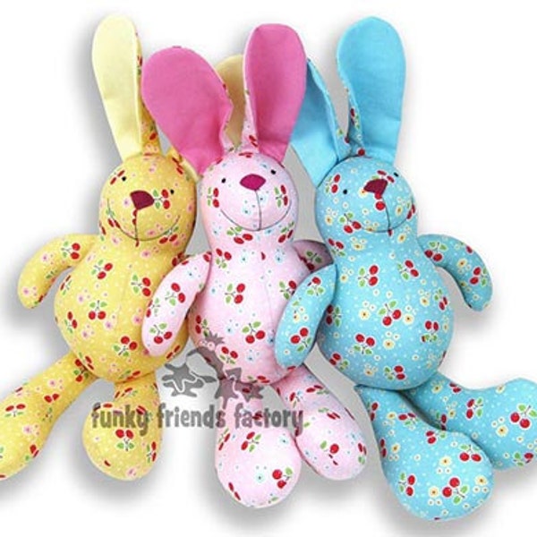 Baby Bunny Plush Toy Rabbit Sewing Pattern PDF