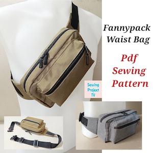 Fannypack Waistbag PDF Sewing Pattern - Etsy