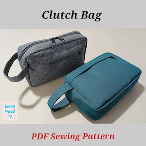 Clutch Bag PDF Sewing Pattern Digital pattern instant download