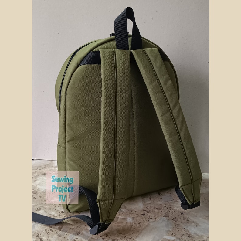 Simple Rucksack Pattern Everyday Backpack Sewing Pattern: DIY Rucksack (PDF Pattern) School Bag ...