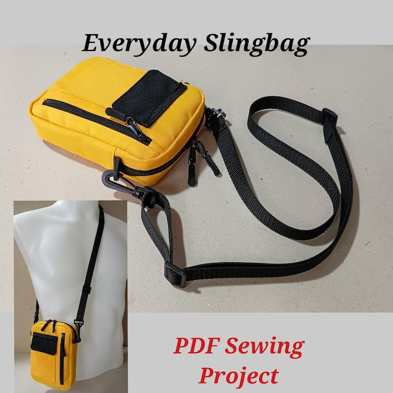Everyday Sling Bag PDF Sewing Pattern Digital Files Instant Download - Etsy