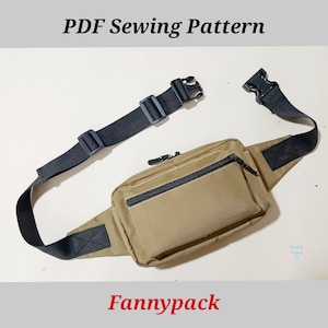 Téléchargement instantané de fichiers numériques du patron de couture PDF sac banane