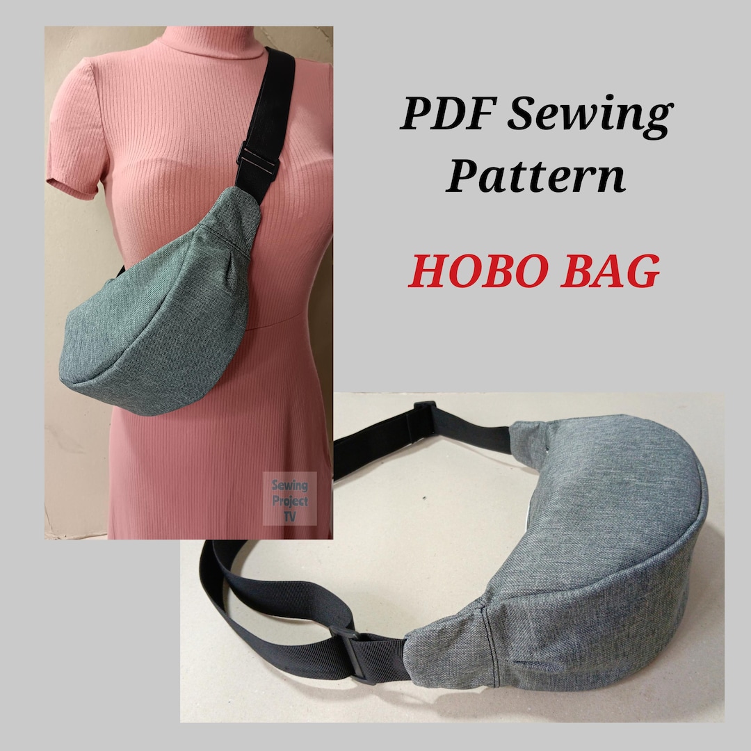Hobo Bag Sewing Pattern: DIY Digital PDF - Etsy