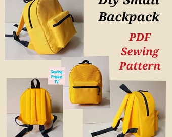 Petit sac à dos PDF pour patron de couture DIY