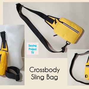 Crossbody Slingbag PDF Sewing Pattern Digital Files Instant Download - Etsy