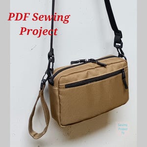 Multipurpose Bag PDF Sewing Pattern: Clutchbag, Beltbag, Sling Bag (Digital File)