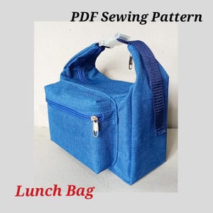 Lunchbag Lunchbox PDF Sewing Pattern Digital File Instant download