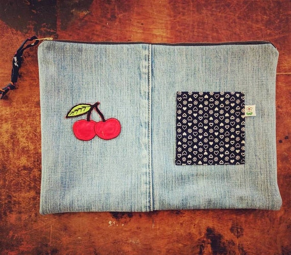 recycled denim pencils