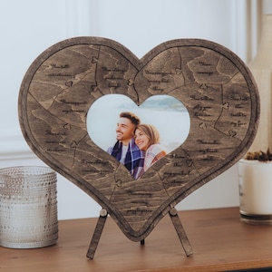 12 Reasons Why I Love You Wooden Photo Frame Valentines Gift For Him Wedding Personalized Gift Valentine Gift Unique Puzzle Anniversary Gift