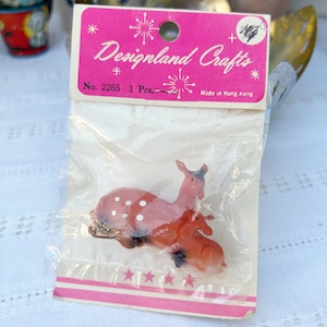 Vintage Designland Crafts Hert Fawn Hong Kong NOS