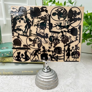Victorian Silhouette Die cut Scrapbook Stationery Ephemera